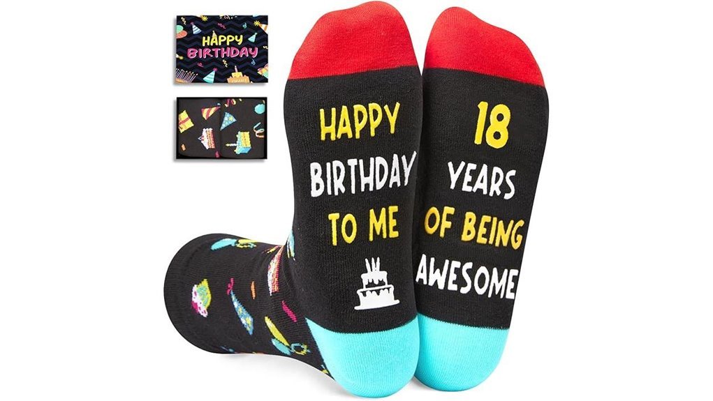 teen birthday sock gift