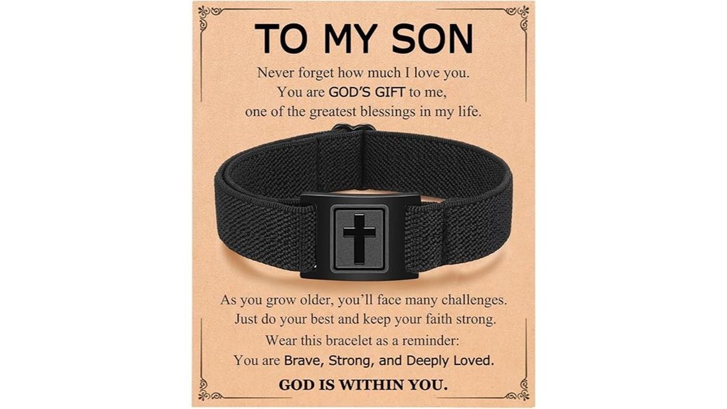teen boy faith bracelet