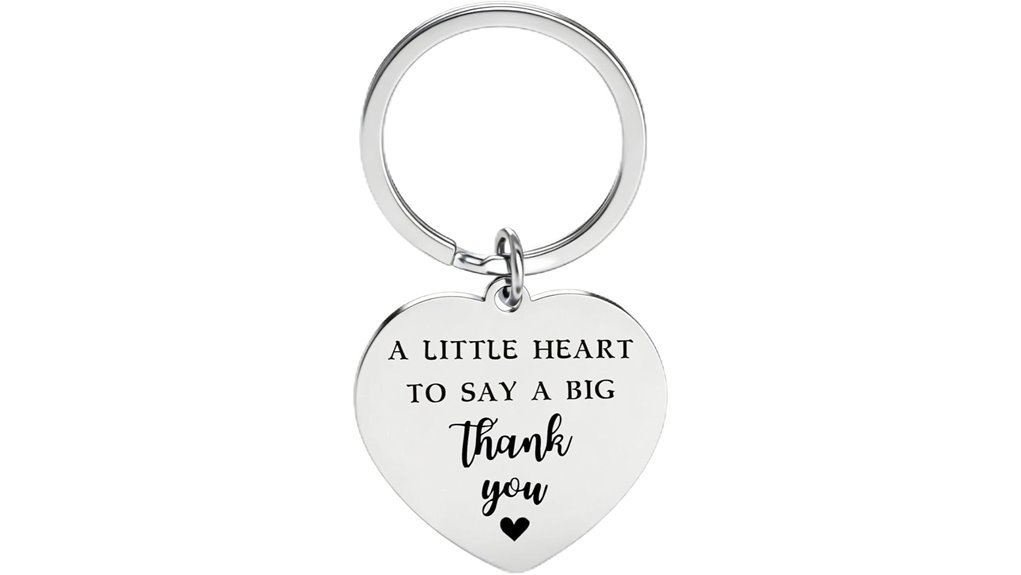 thank you keychain gift