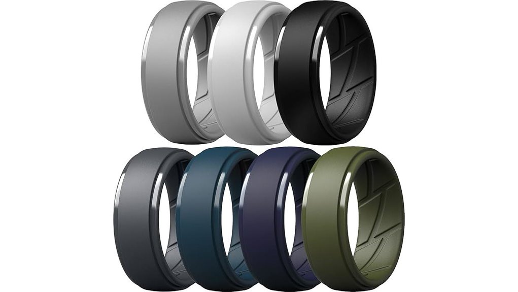 thunderfit men s silicone ring multipack