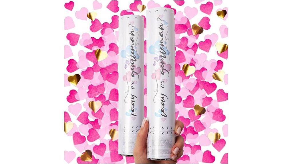 twin confetti cannon pack