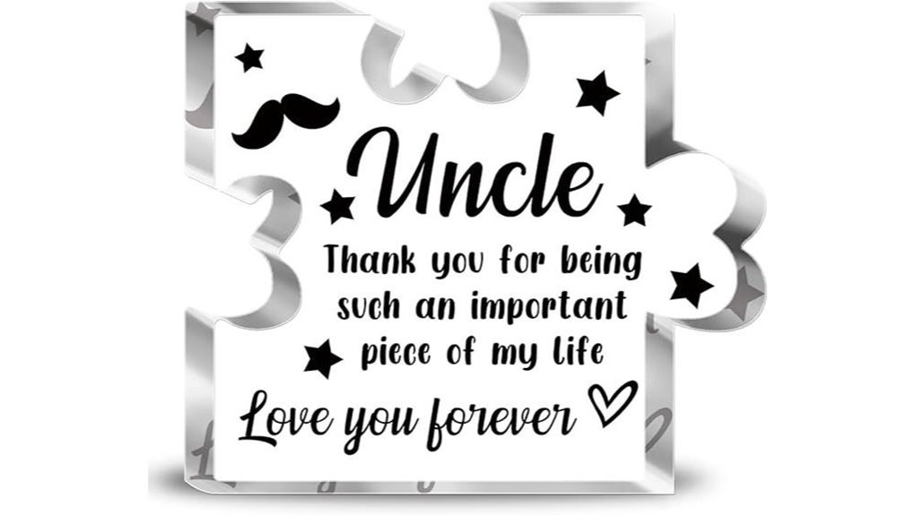 uncle birthday acrylic desk decoration