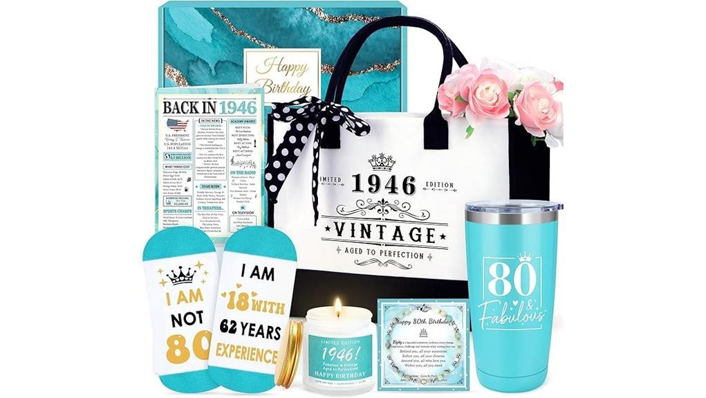 unique 1946 80th birthday gifts