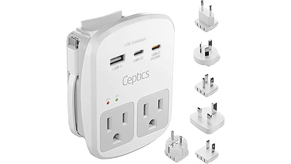 universal 35w pd travel adapter