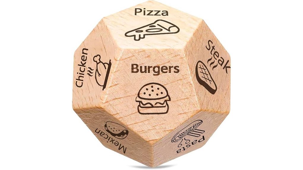 valentine s dinner dice set