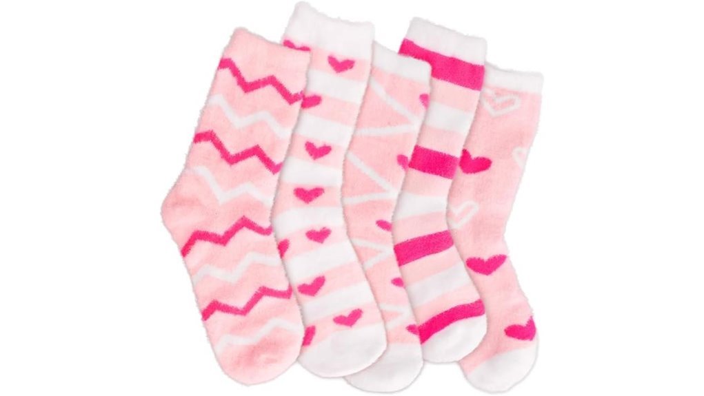 valentine s fuzzy sock gift