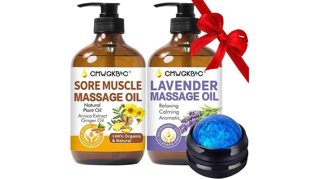 valentine s massage oil set