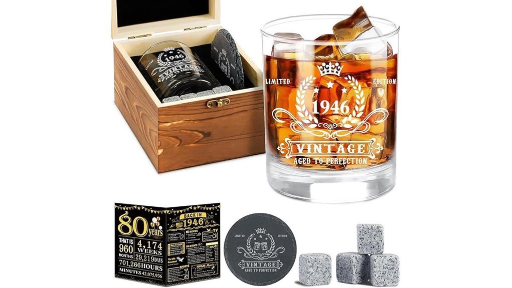 vintage 1946 whiskey glasses