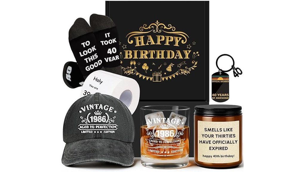 vintage whiskey glass gift