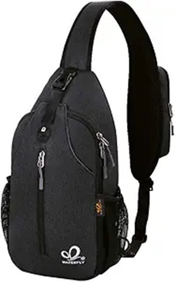 waterfly crossbody sling backpack