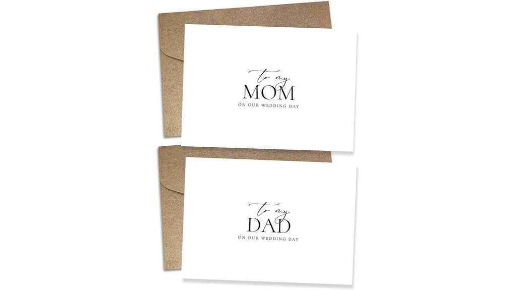 wedding cards for parents