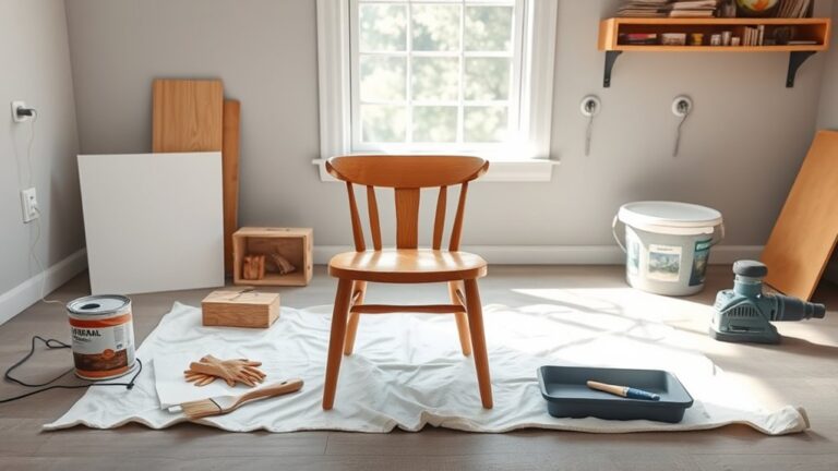 weekend chair refinishing plan