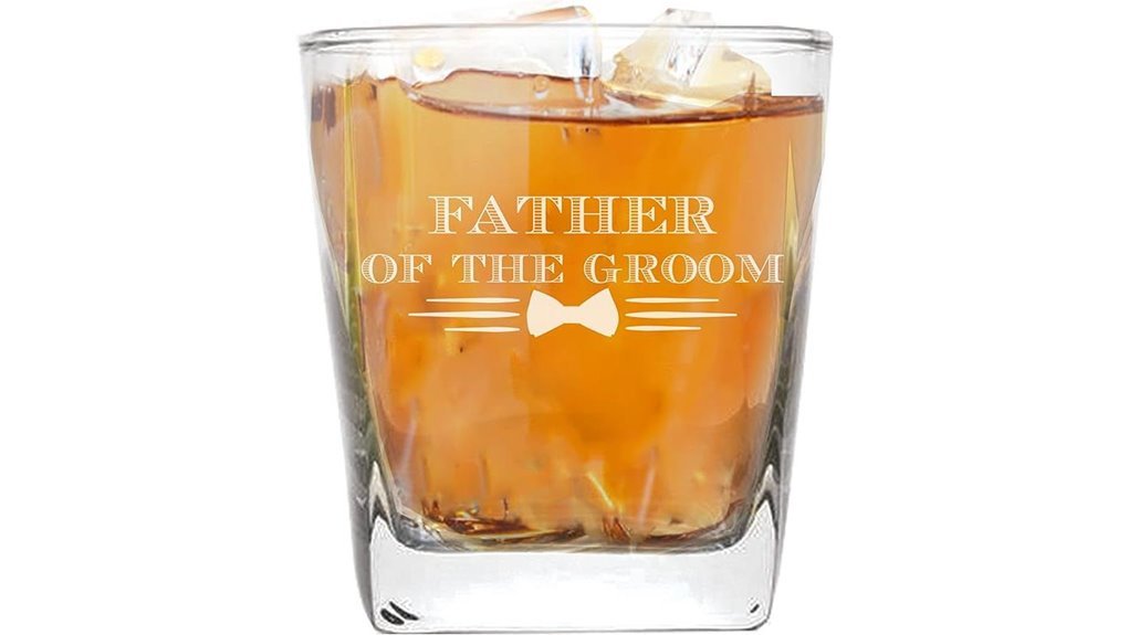 whiskey glass bow tie