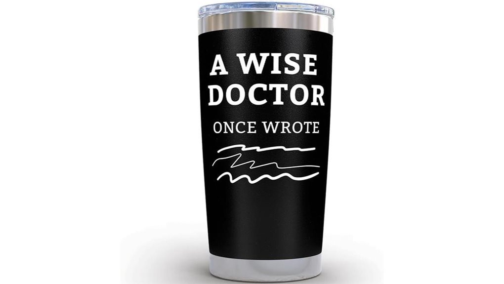 wise doctor travel tumbler