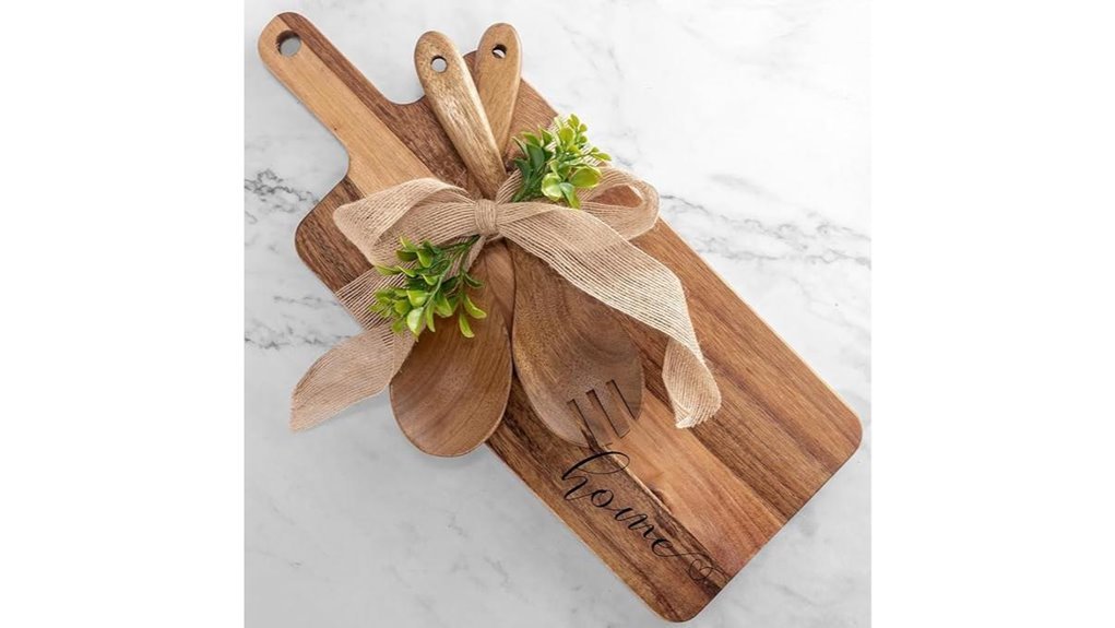 wooden cutting board gift