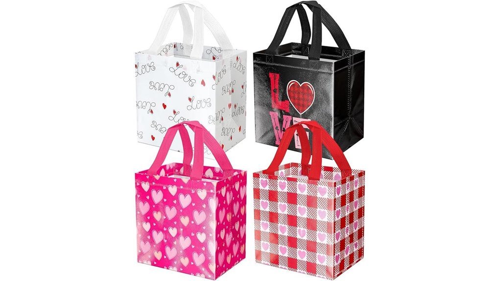 ysmile valentine heart giftbags